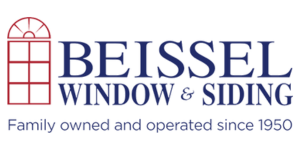 Beissel Window & Siding logo. Family owned and operated since 1950