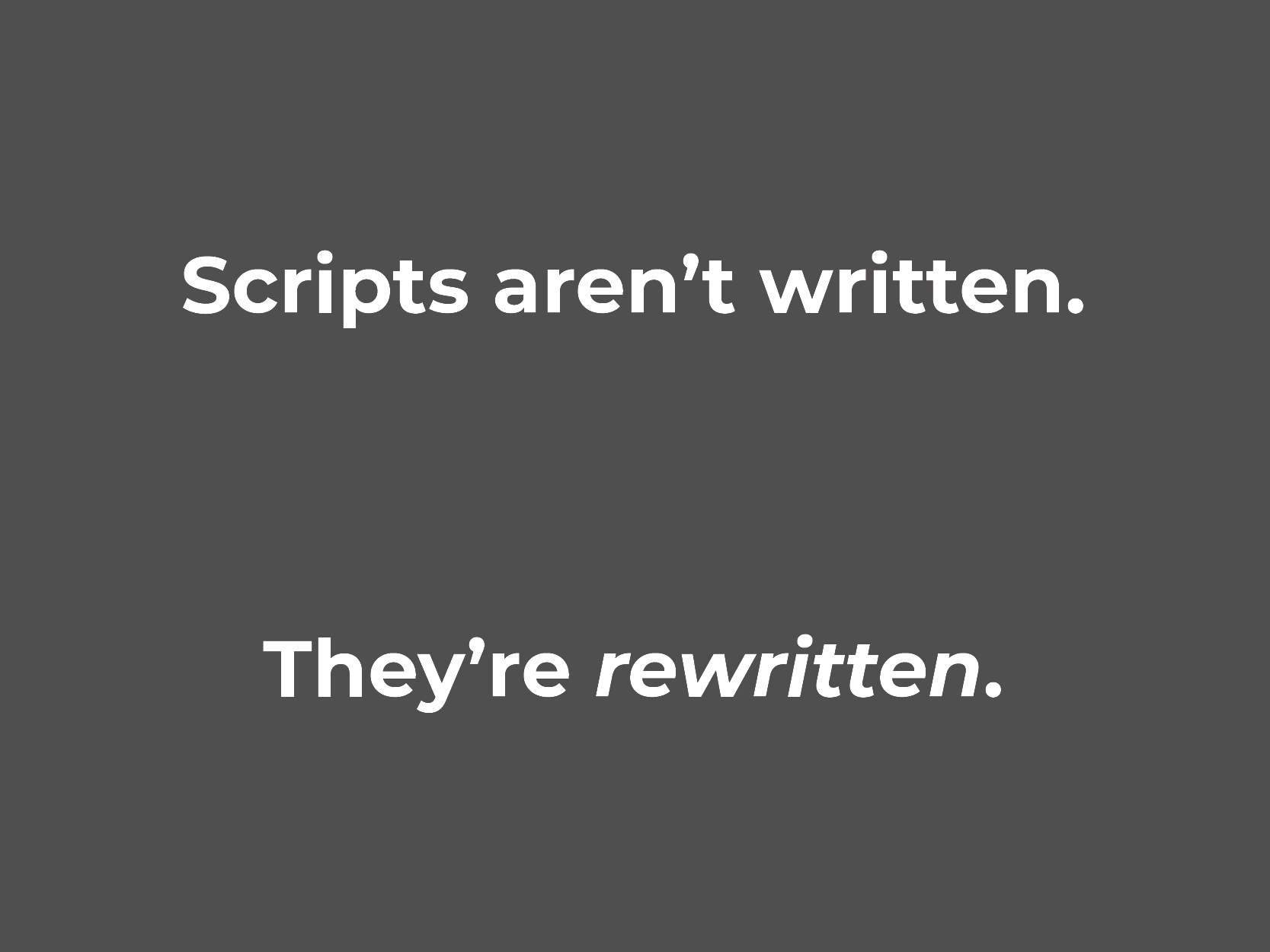 Scripts